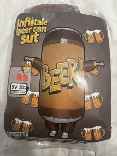 Adult inflatable beer costume - adult,