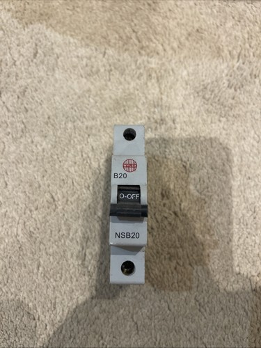 Wylex nsb20 20amp - b-type, mcb