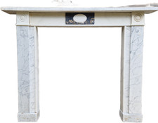 marble fireplace reclaimed regency style