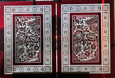 Antique Victorian red flashed