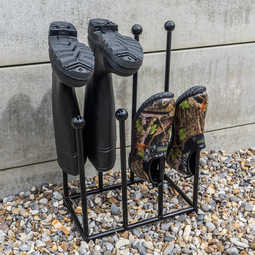 Woodside steel wellington boot - steel,