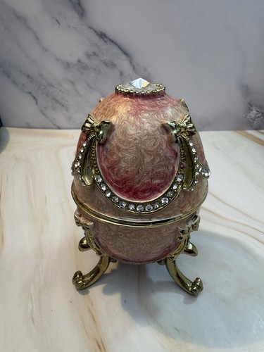 Fabergé style enamel egg - style,