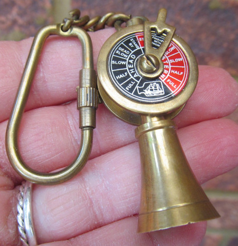 Solid brass ships telegraph - ships,