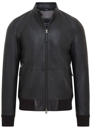 Mens black leather - black,