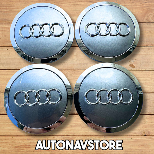 Audi gray chrome 69 - audi, gray/chrome