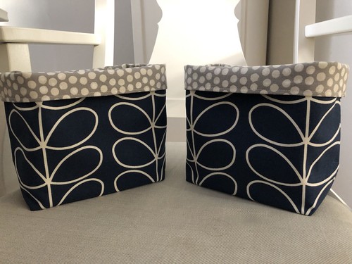 Handmade orla kiely - handmade, navy