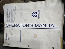 New Holland 163 Hay Tedder Operator Manual Oem
