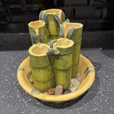 Indoor  Water Fountain Tabletop Polyresin Water Fountain Statues Home Decor Gift