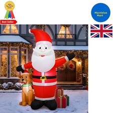Festive 5ft inflatable santa - festive,