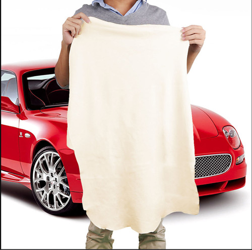 Large natural chamois leather - large,
