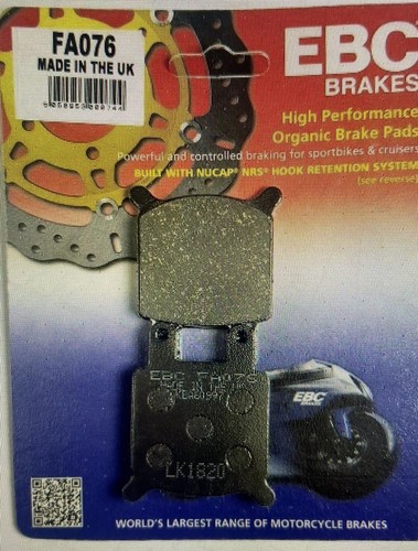 Fa076 ebc brake - brake, pads