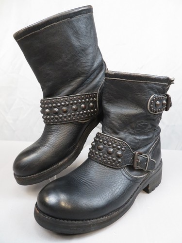 Ash rebel black leather - ash,