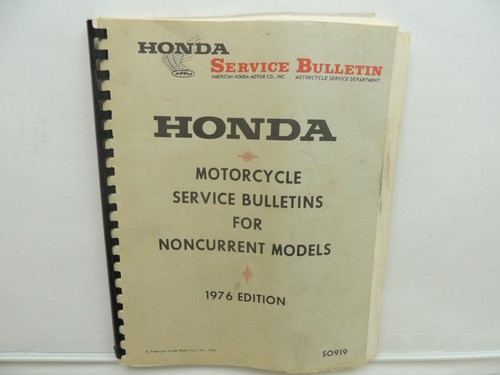 1976 honda motorcycle service - motorcycle,