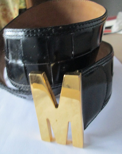 Vtg moschino milano leather - moschino,