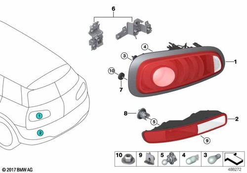 Mini genuine left passenger - left,