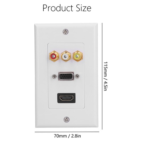 Audio video wall socket - audio,