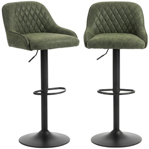 Homcom bar stools set 2 - of,