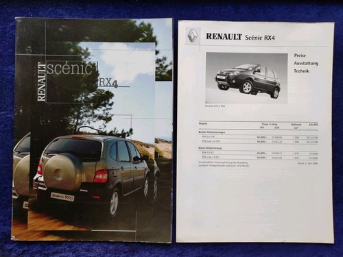 Renault scenic rx4 brochure - rx4,