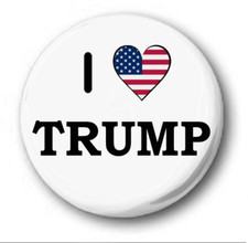 I LOVE TRUMP -  25mm 1" Button