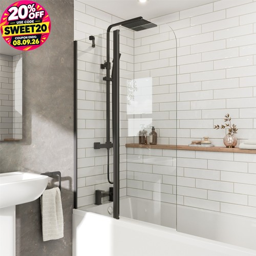 Curved folding bath shower - curved,