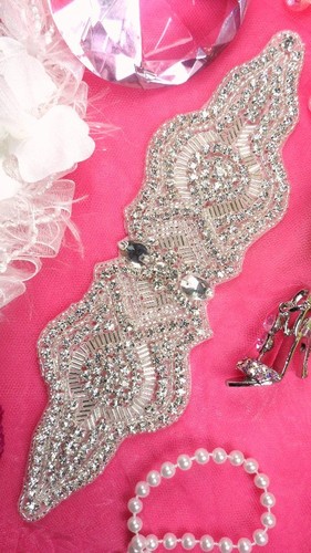 Xr164 silver beaded crystal - xr164,