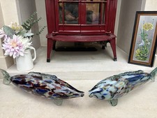 Pair of Large Murano Glass