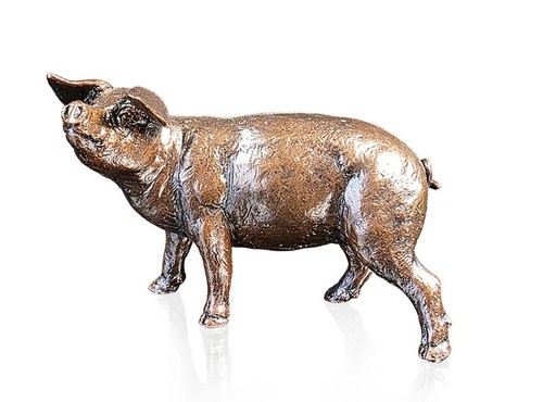 Bronze pig gloucester - bronze, old