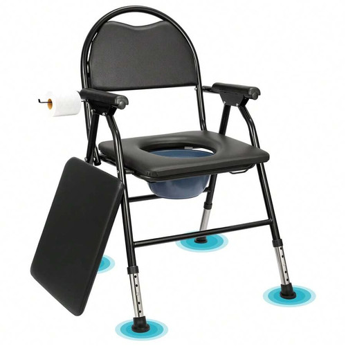 Folding commode chair - folding,