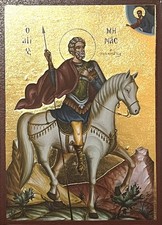 Icon of St Minas of Egypt -
