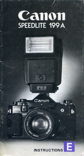 Canon speedlite 199a - speedlite,