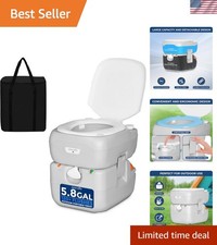 5.8-Gallon Porta Potty for