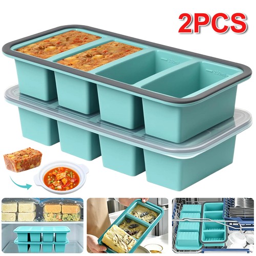 Silicone soup freezer tray - 2x,