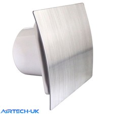 Bathroom Extractor Fan 100mm / 4" with Timer Humidity Sensor Humidistat ES-100H