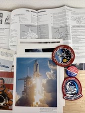 NASA Space Shuttle Columbia, Challenger, STS Mission Info Press Papers & Patches