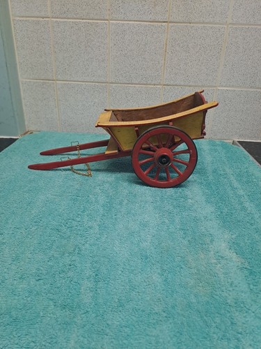 Handmade wooden horse cart - horse,