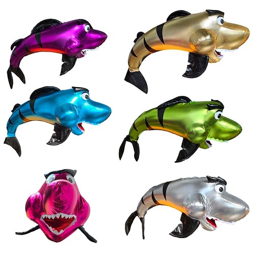 175cm inflatable shark - 175cm,