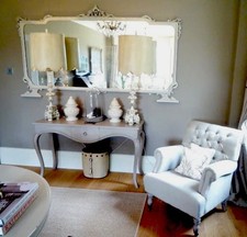 Large  Italian Antique Mirror W 2.1m H 1.16m