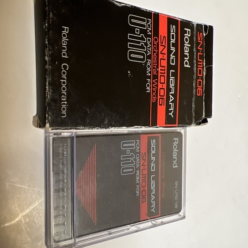 Roland sound library - sound, card
