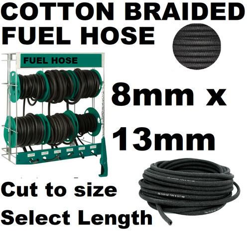 Cotton braided rubber - cotton, fuel