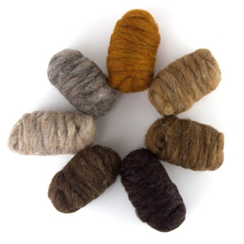 Carded corriedale wool - carded,