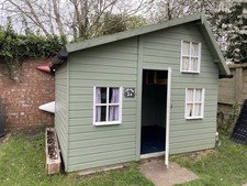 Wooden Kids Playhouse with