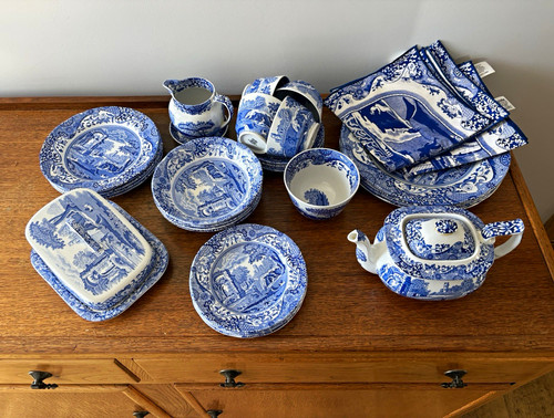 Spode italian blue white - spode,