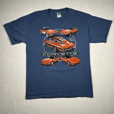Vintage Chevrolet Corvette Tee Shirt Muscle Car Stingray 1963 C1 C2 C3 C4 C5 90s
