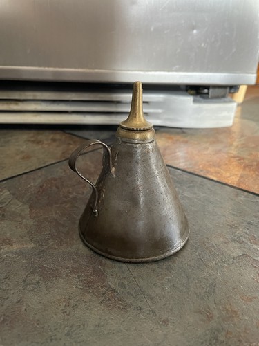 Old oil can dispenser - oil,
