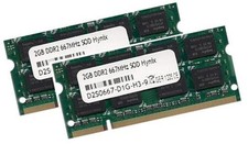 2x 2GB 4GB DDR2 667Mhz Hynix 0x80AD RAM Memory Apple MacBook Pro iMac mac mini