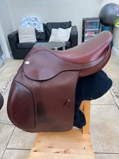 harry dabbs jaguar saddle 17.5 inch in brown