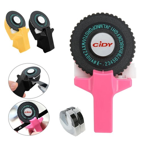 Manual embossing label - manual, 3d