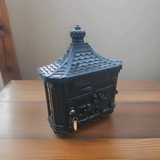 BLACK POST BOX, LETTERS, MAIL