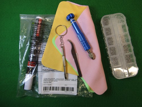 Glasses repair kit pin - -, vice