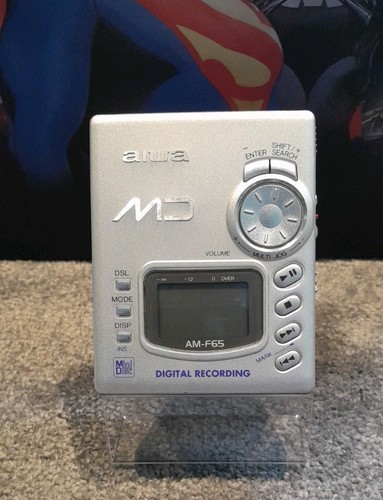 Aiwa f65 mini disc player - am-f65,